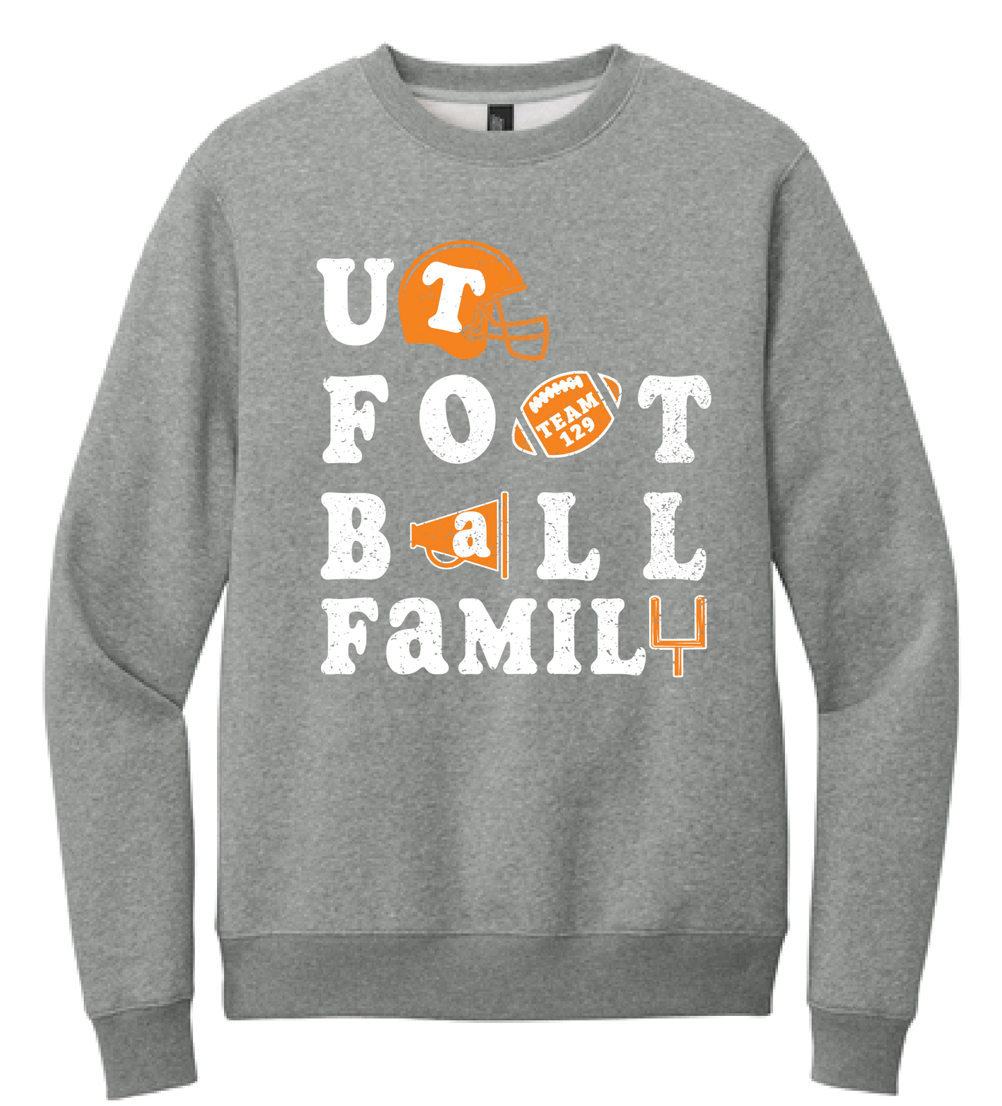 UT Football - DT1106 - Football Family Crewneck