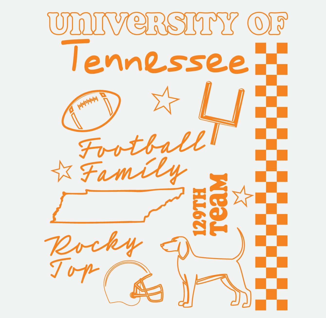 UT Football - 6014 - Rocky Top Long Sleeve