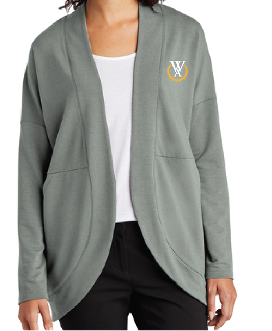 Westminster - Gusty Grey Cardigan - MM3015 – Mercer+Mettle® Women’s Stretch Open-Front Cardigan