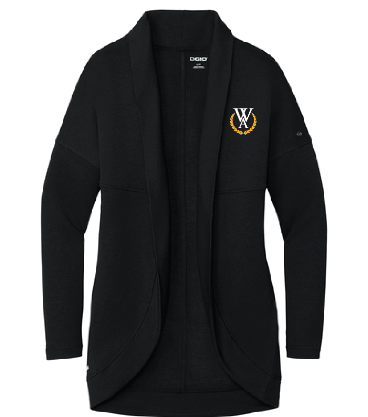 Westminster - Black Cardigan - LOG811 – OGIO® Women's Luuma Cocoon Fleece