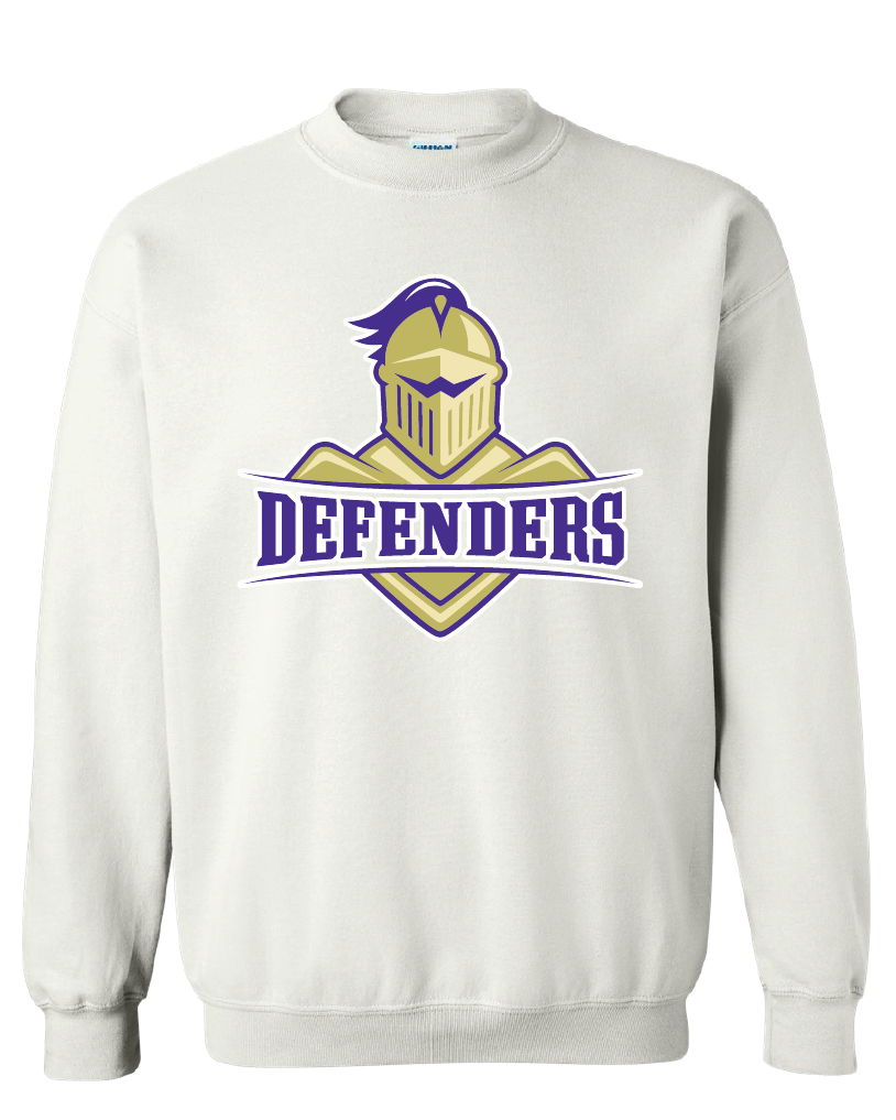 Westminster - White Defender Crew - 18000 – Gildan® Heavy Blend™ Crewneck Sweatshirt