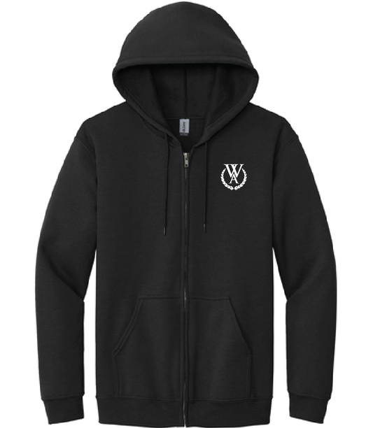 Westminster - Black Full-Zip - 18600 – Gildan® Heavy Blend™ Full-Zip Hooded Sweatshirt