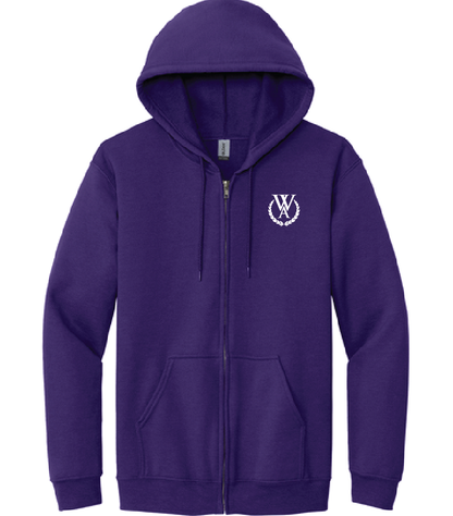 Westminster - Purple Full-Zip - 18600 – Gildan® Heavy Blend™ Full-Zip Hooded Sweatshirt