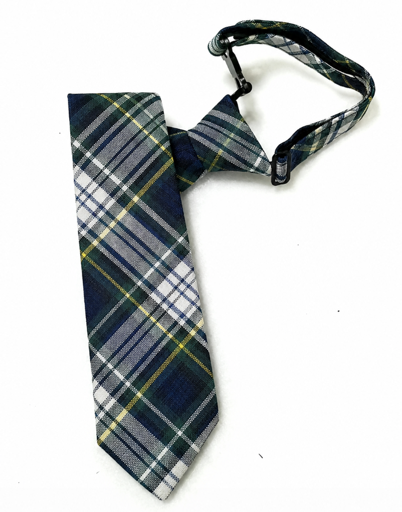 JMS - Pre-Tied Plaid Tie